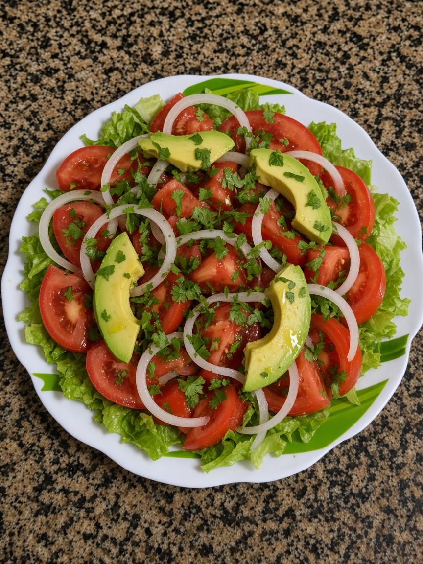 Ensalada chilena de la casa